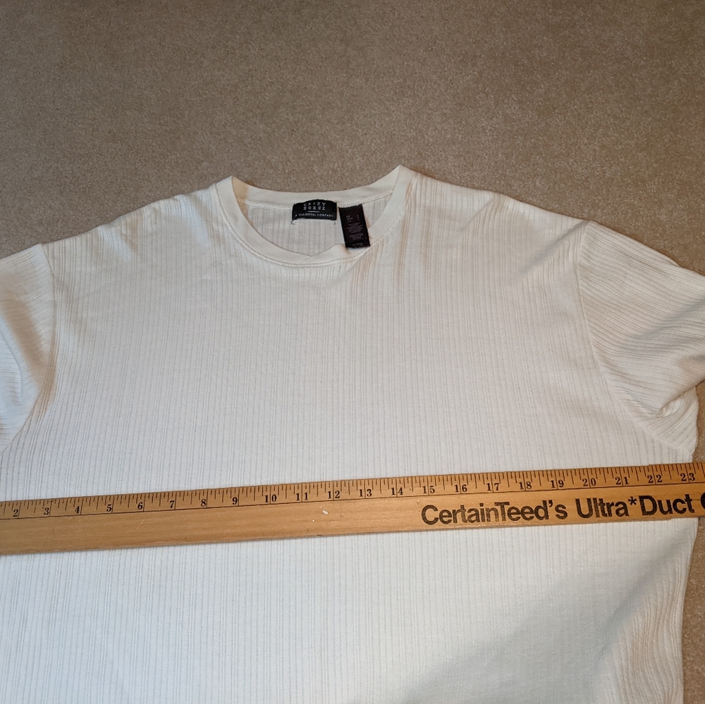 Crazy horse a Claiborne company Men's white t-shirt - Picture 9 of 14